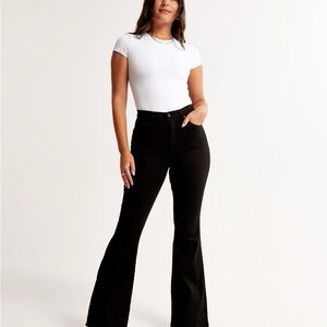 Abercrombie Curve Love Ultra High Rise Flare Jeans